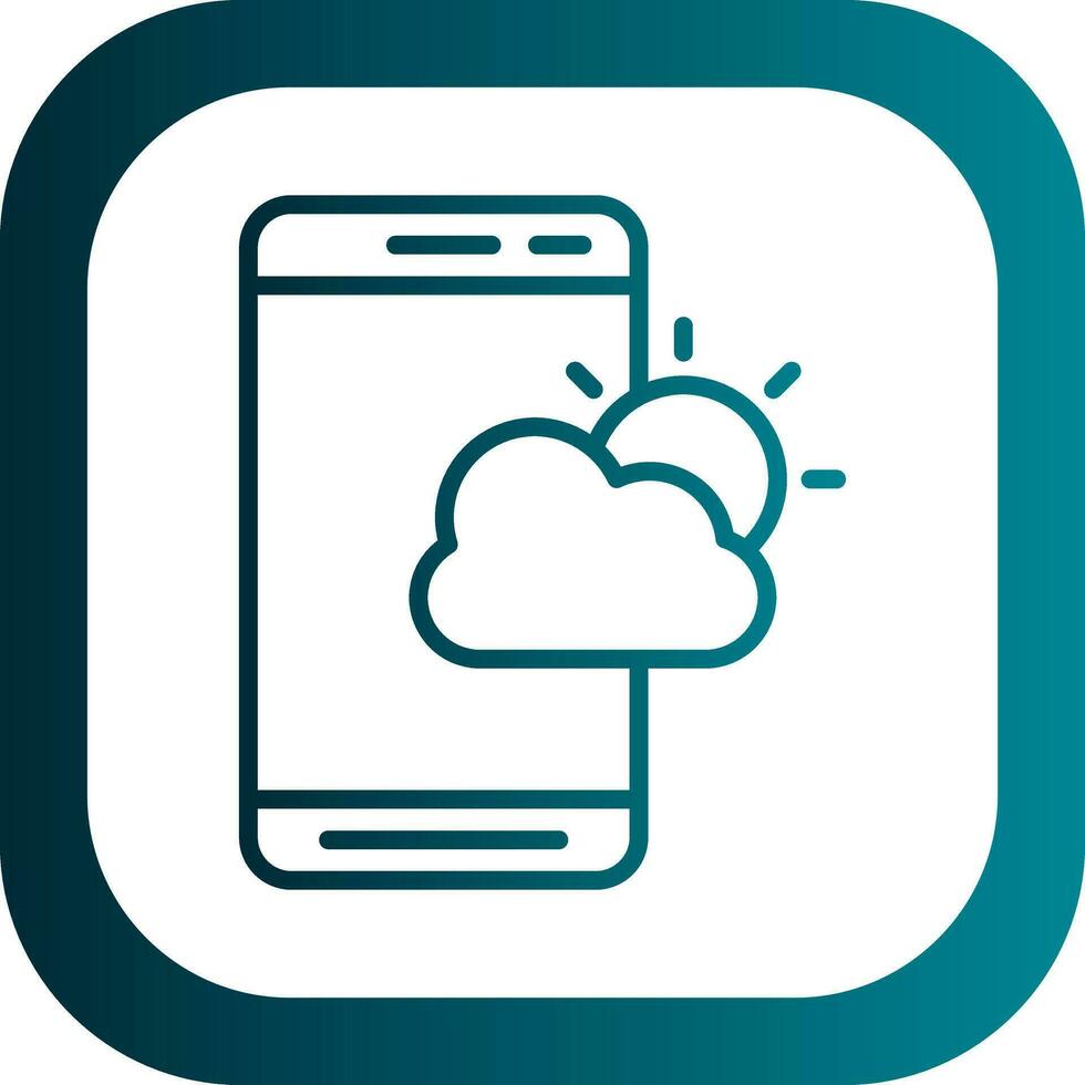 Weather App  Vector Icon Design