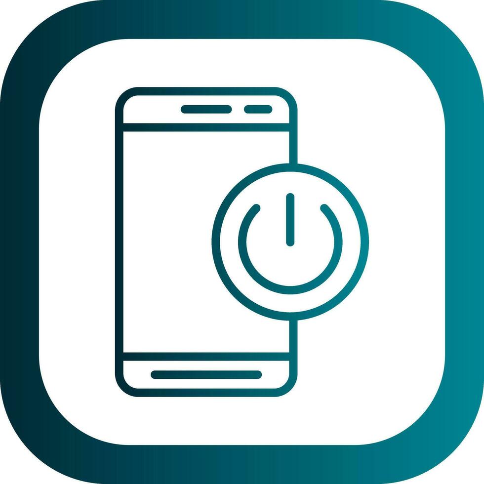 Mobile On Off  Vector Icon Design