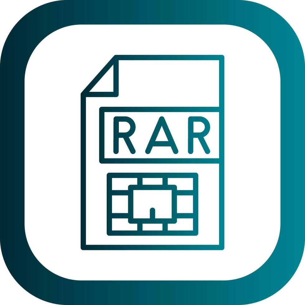 rar vector icono diseño