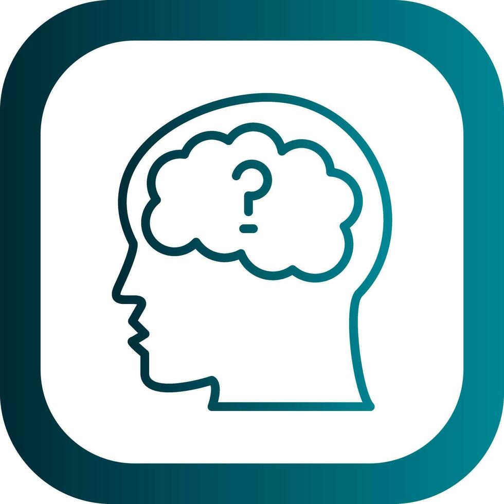 Mental Disorder Vector Icon Design
