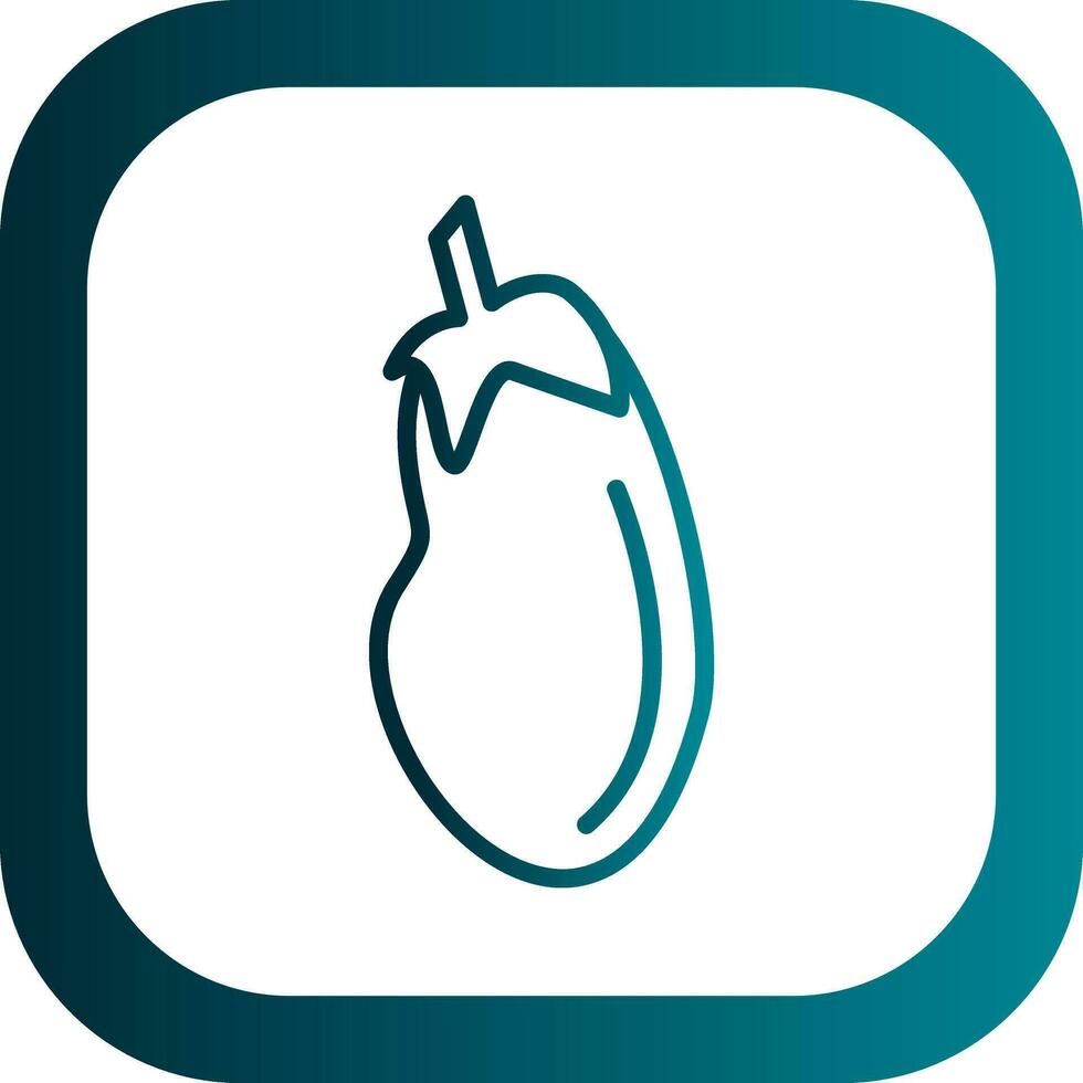 Aubergine Vector Icon Design
