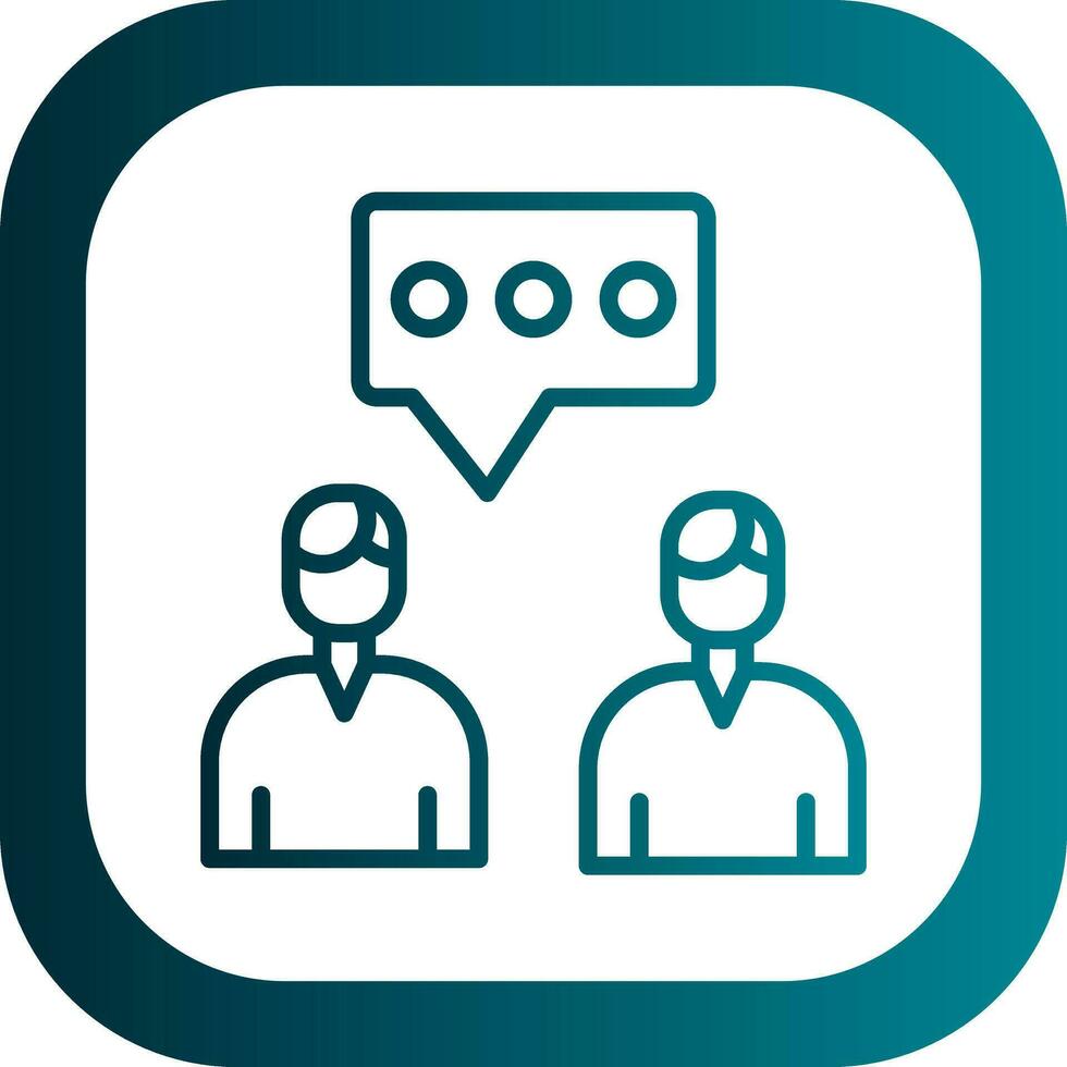 Group Chat  Vector Icon Design