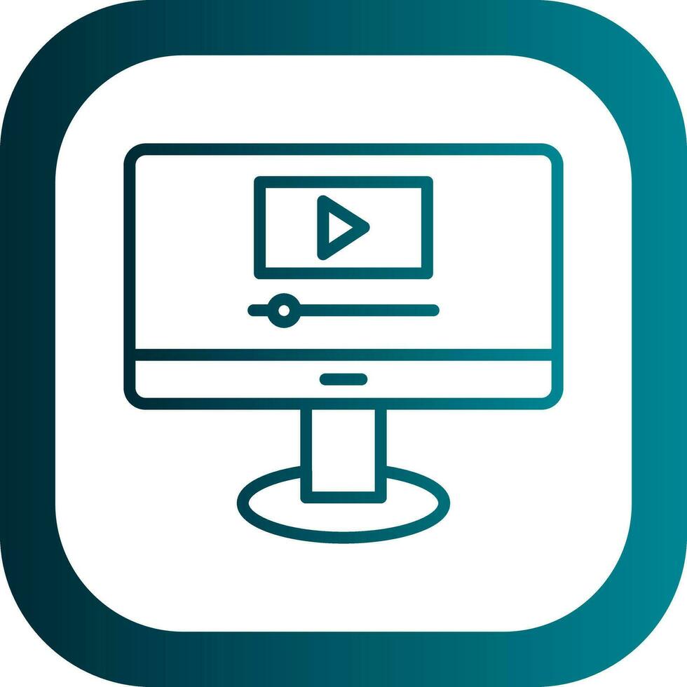 Video Streaming  Vector Icon Design