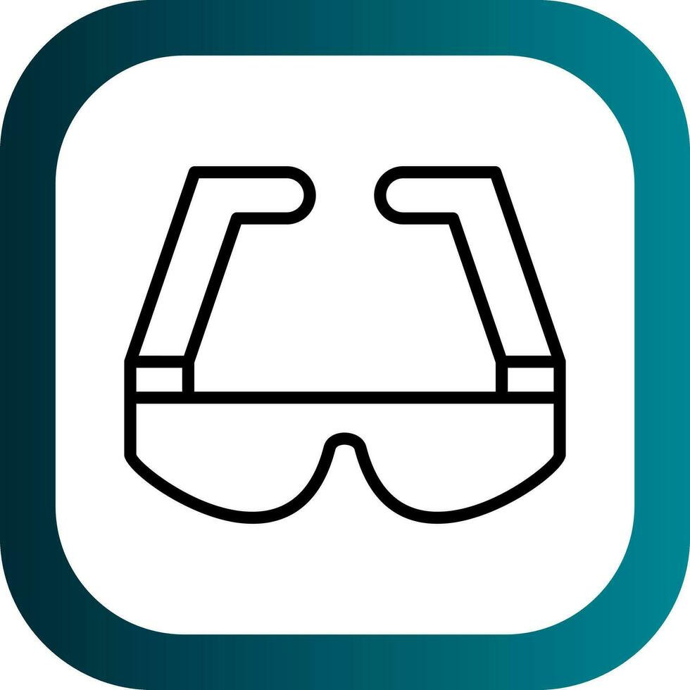 la seguridad lentes vector icono diseño