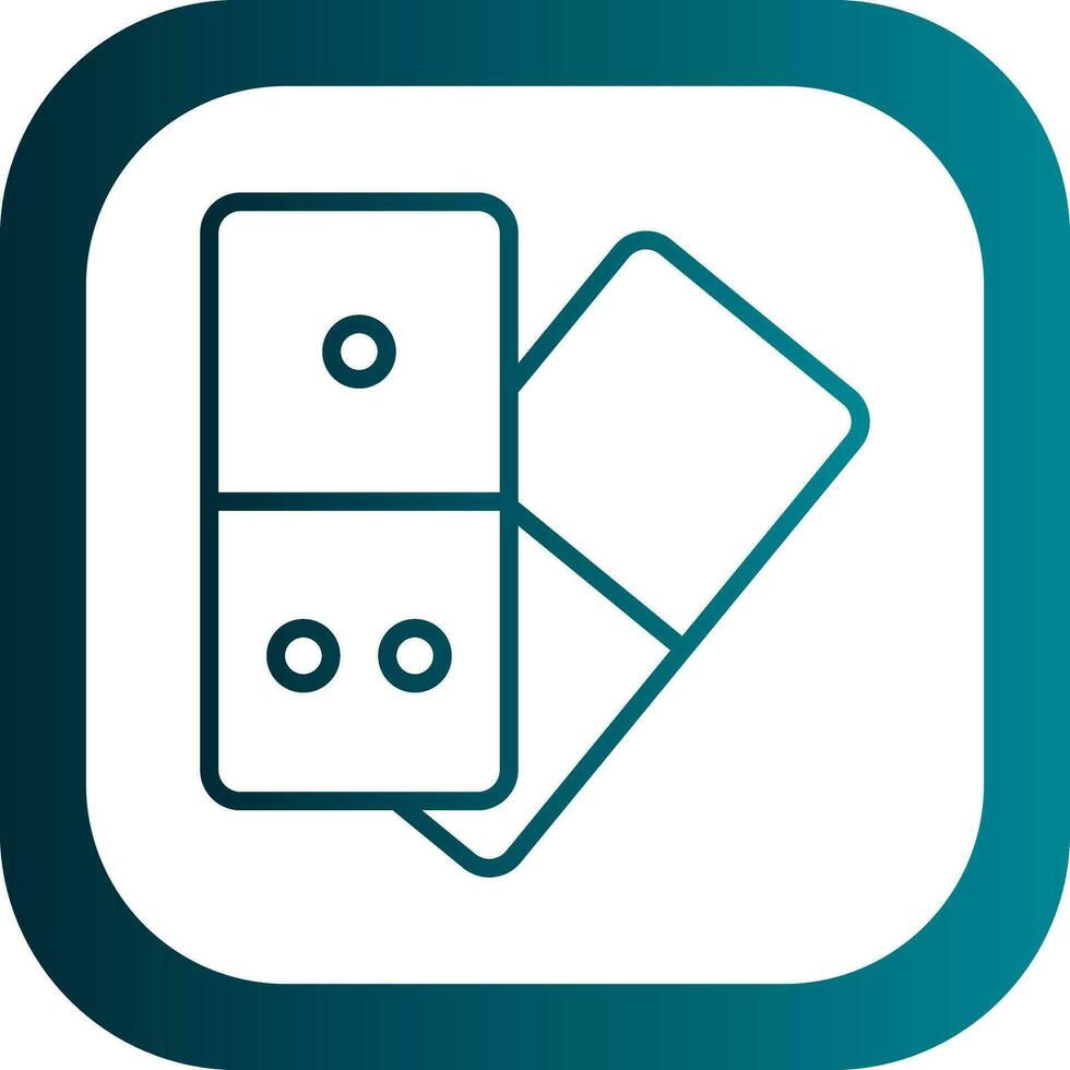 Domino  Vector Icon Design