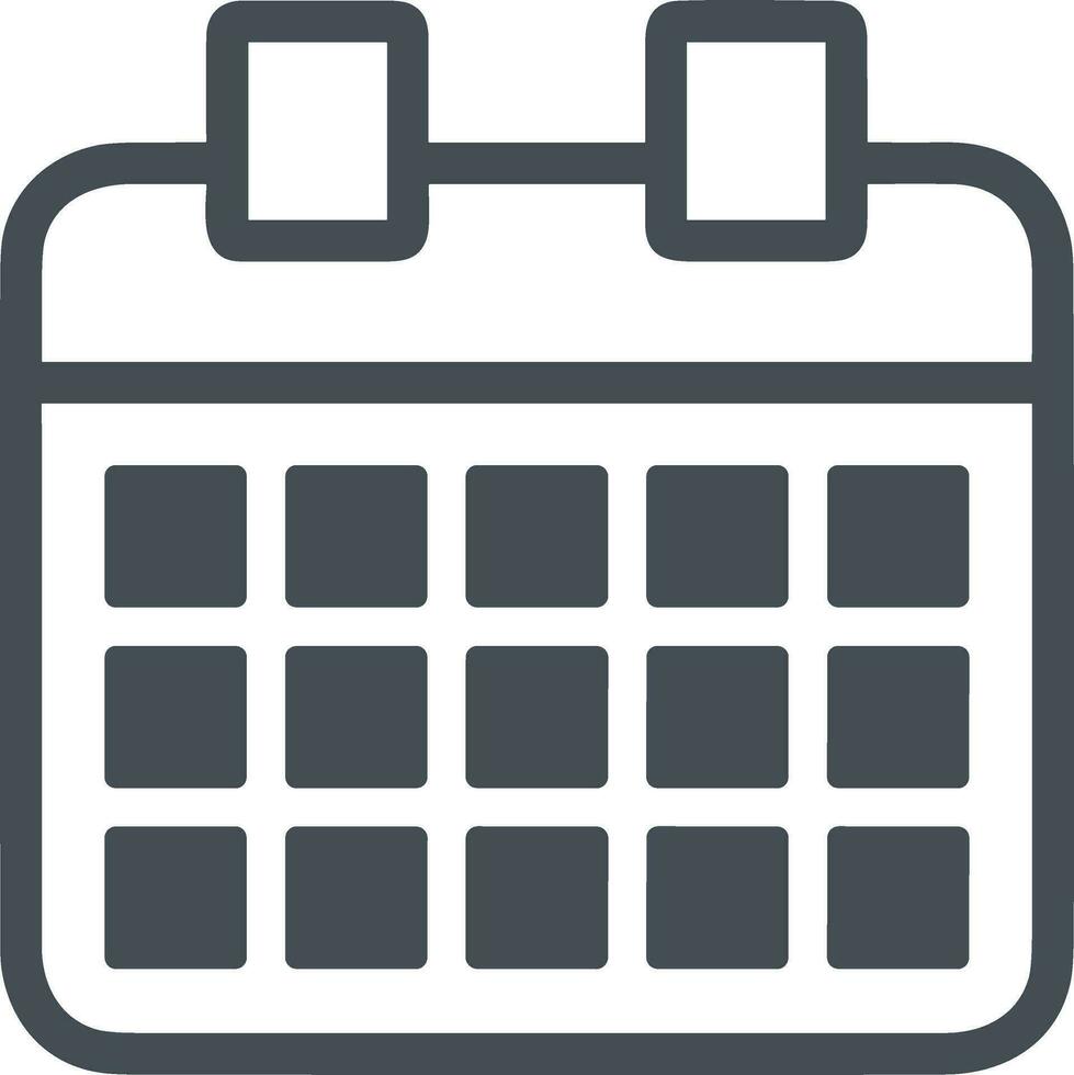 Calendar schedule icon symbol image vector. Illustration of the modern appointment reminder agenda symbol graphic design image. EPS 10 vector