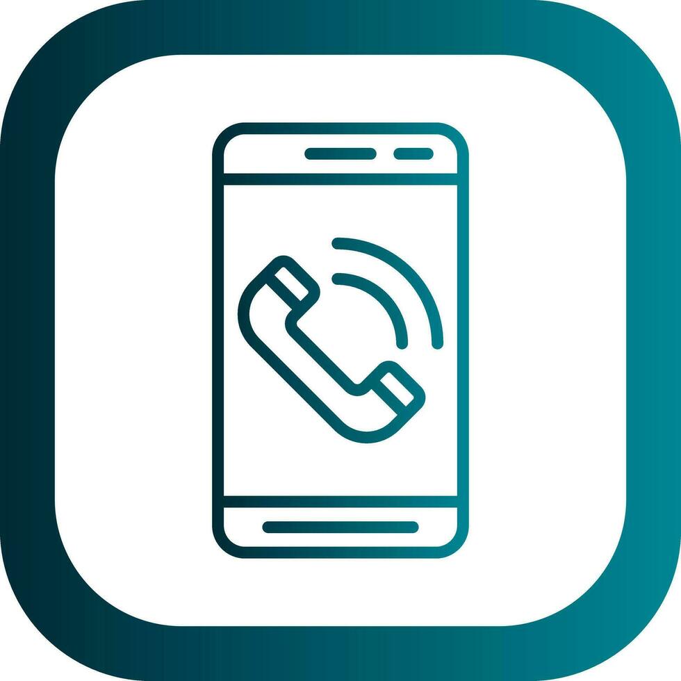 Mobile Call  Vector Icon Design