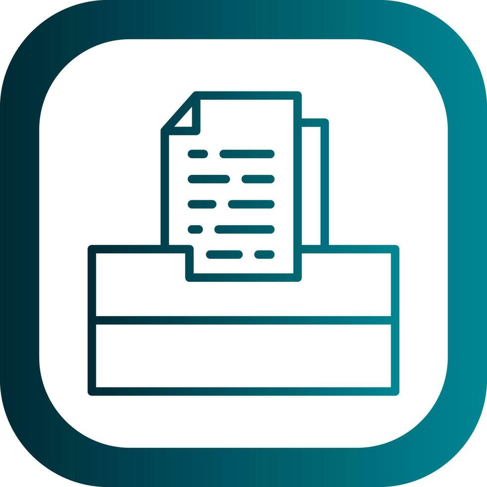 Inbox  Vector Icon Design