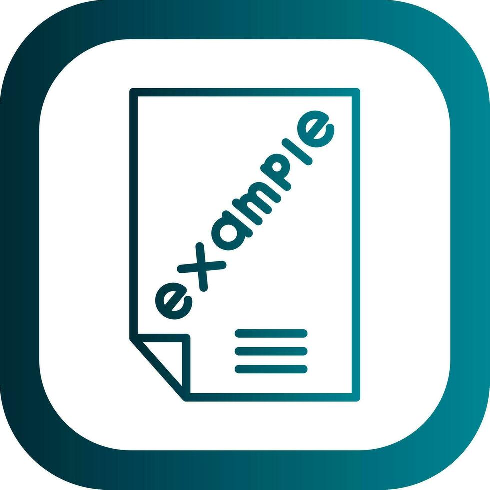 Example  Vector Icon Design