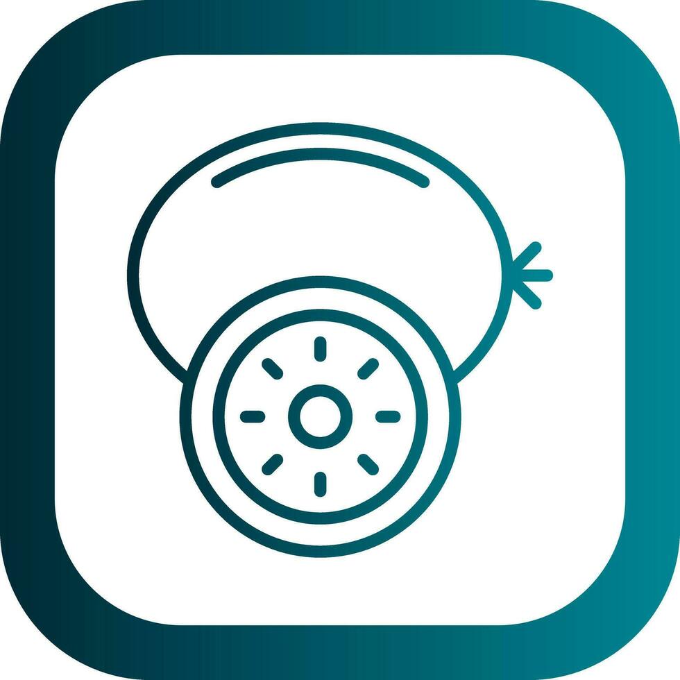 Kiwi Vector Icon Design