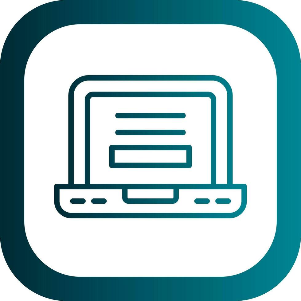 Laptop  Vector Icon Design