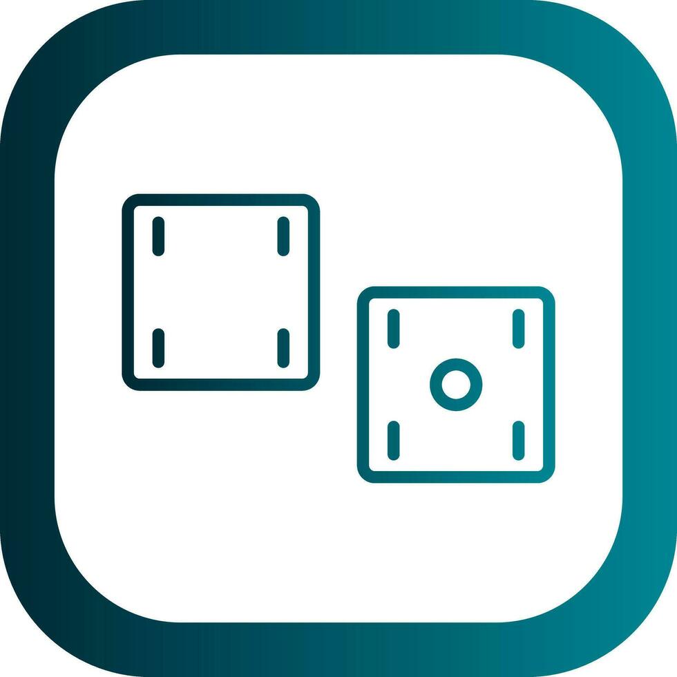 Dices  Vector Icon Design