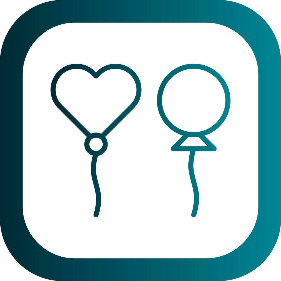 Balloons  Vector Icon Design