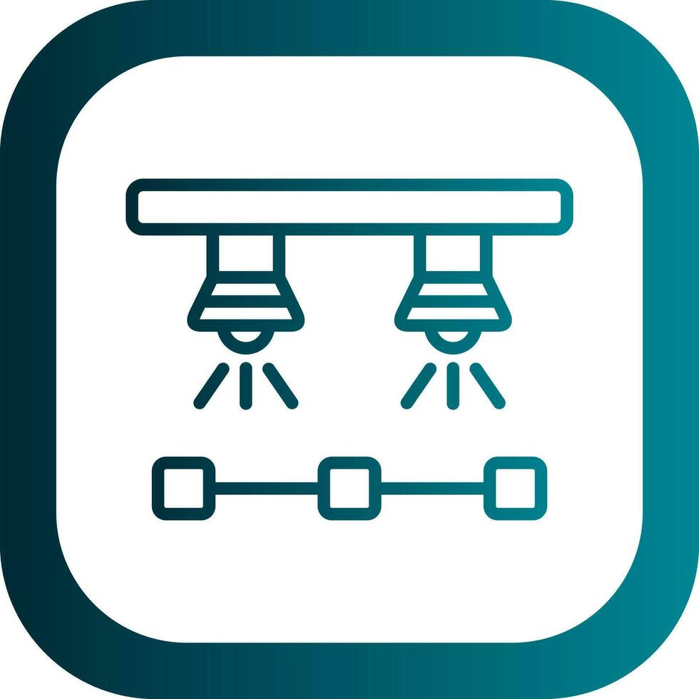 Spotlights  Vector Icon Design