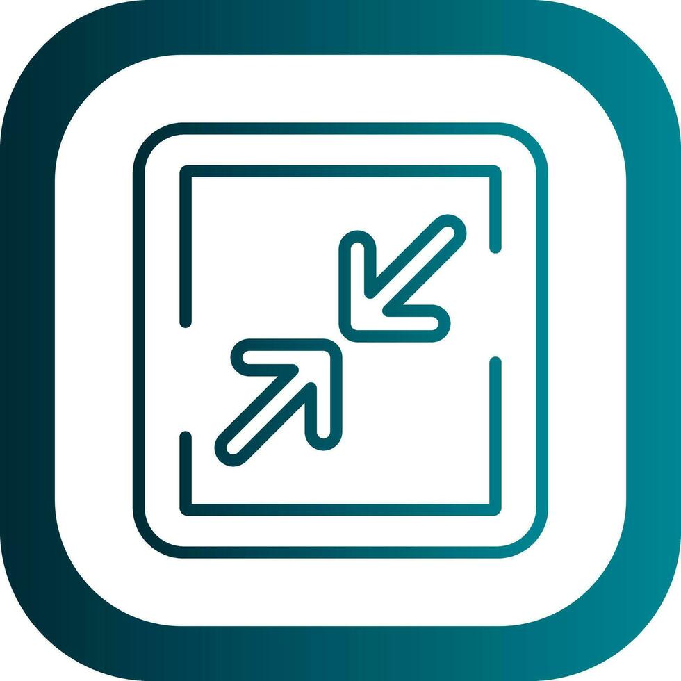 Minimize Sign Vector Icon Design