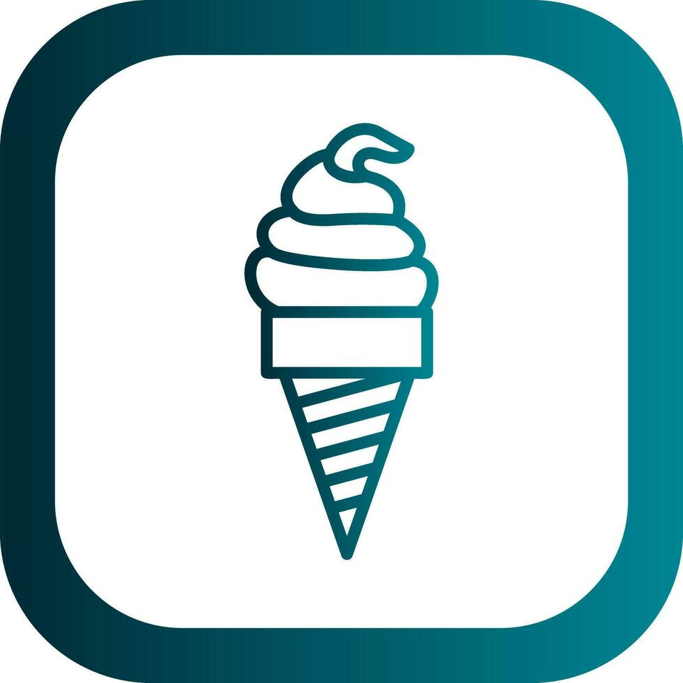 Ice Cream Vector Icon Design