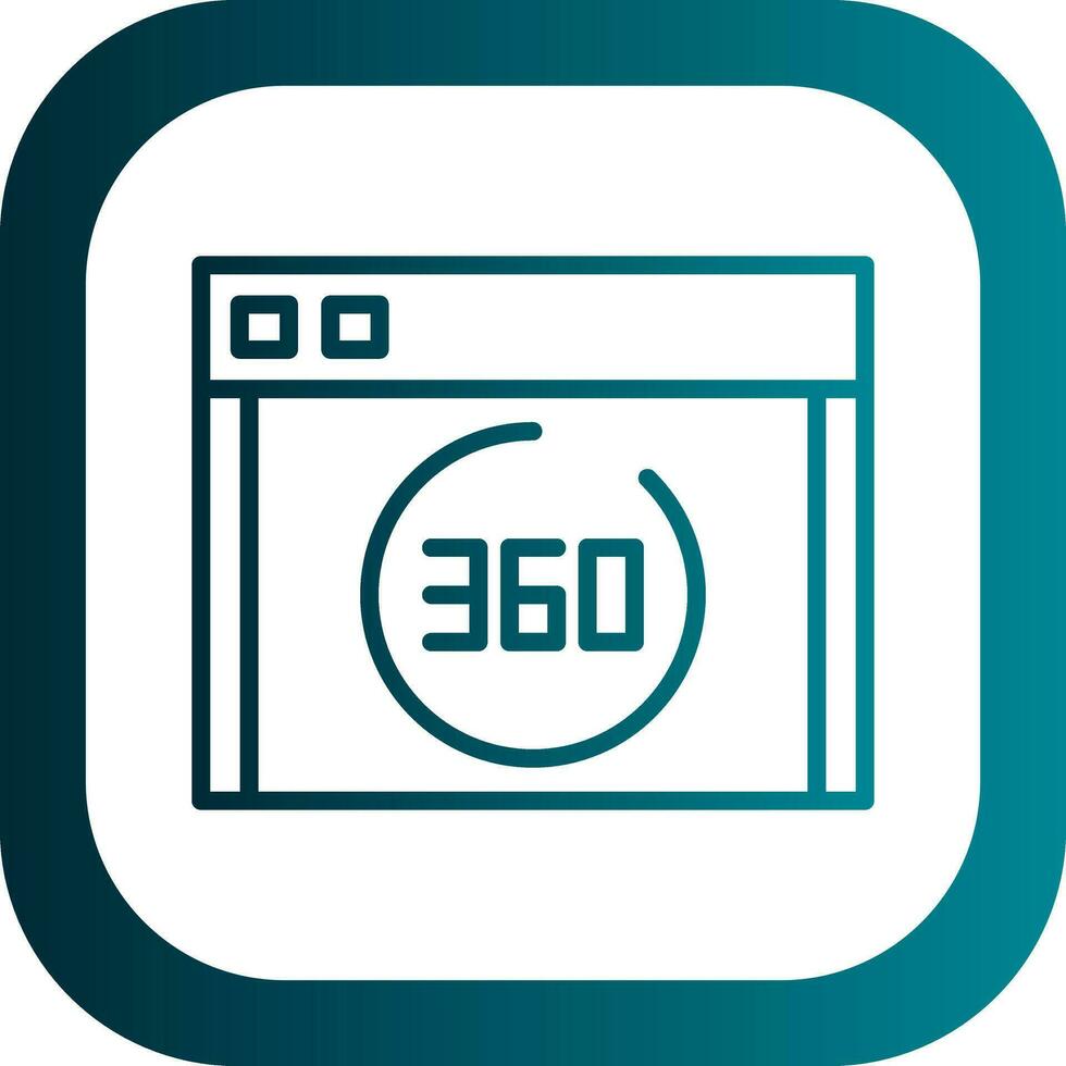 Virtual tour Vector Icon Design