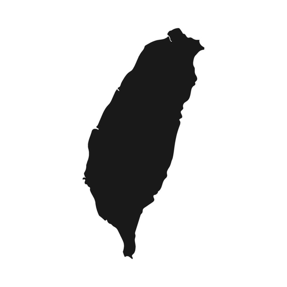 taiwan map icon vector