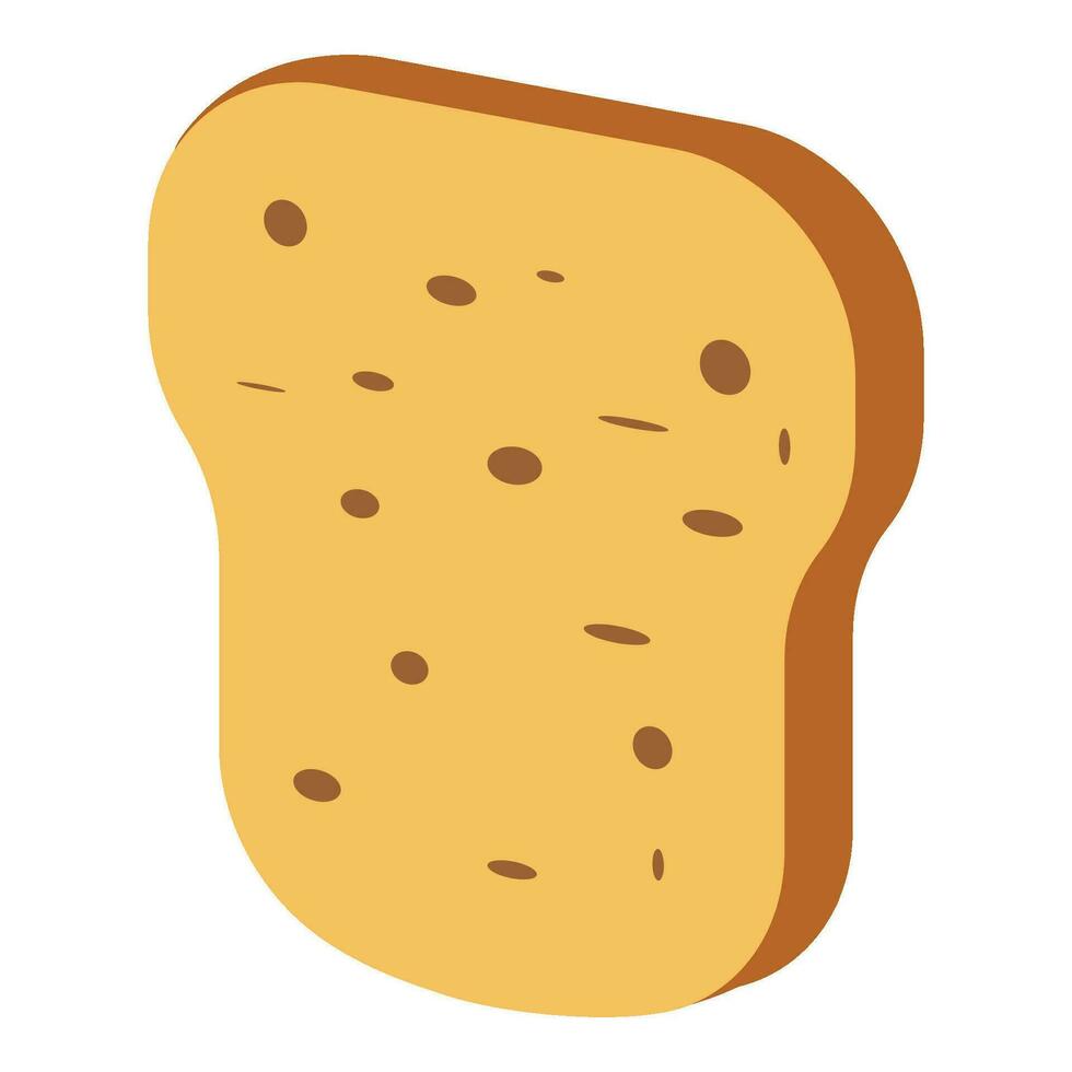 Bread icon vector