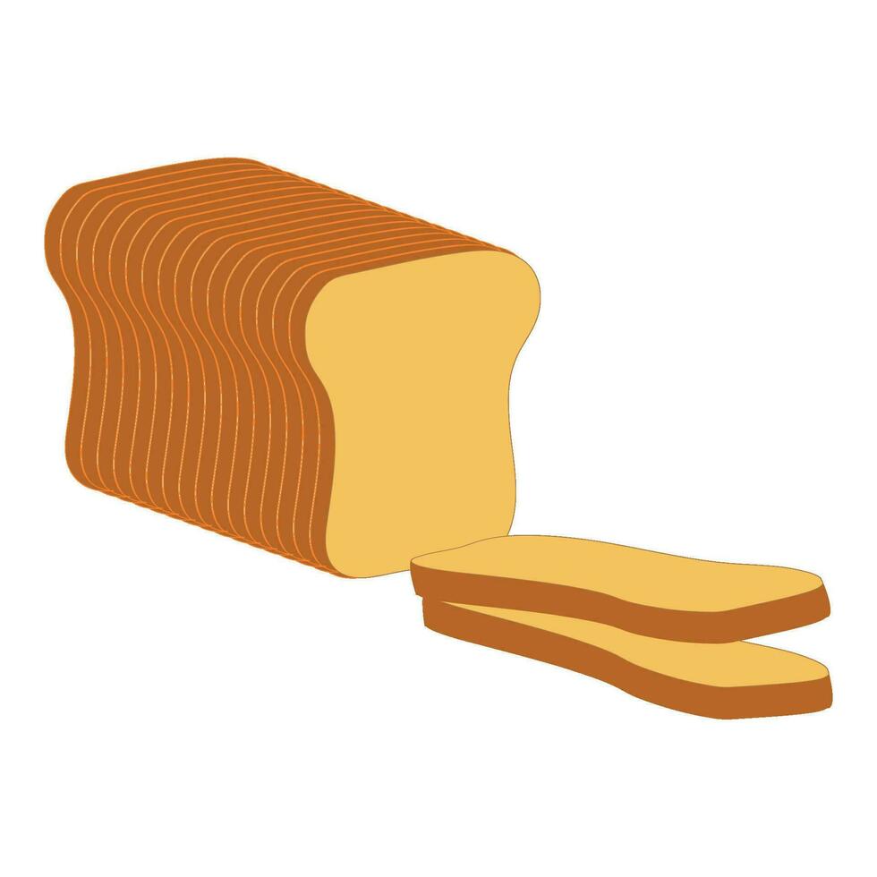 Bread icon vector