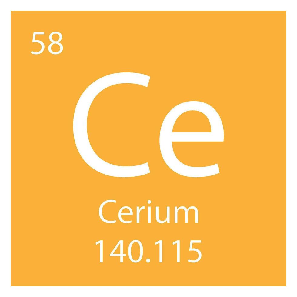 cerium icon vector