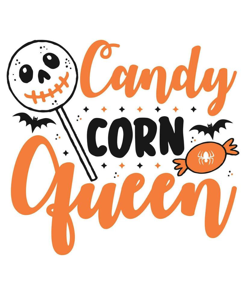 candy corn queen vector