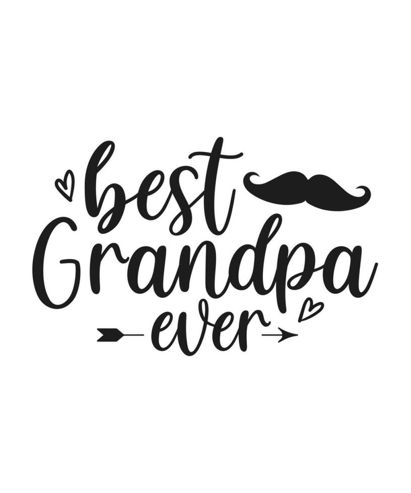 best grandpa ever vector