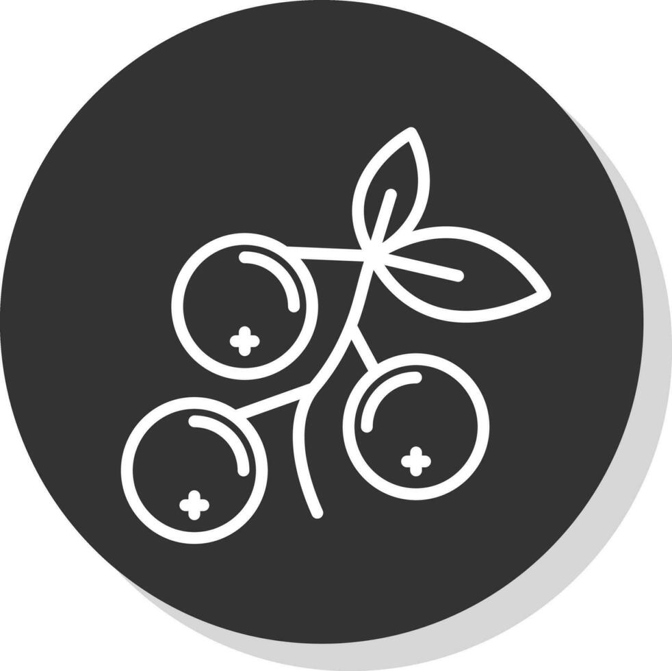 Cranberry Vector Icon Design