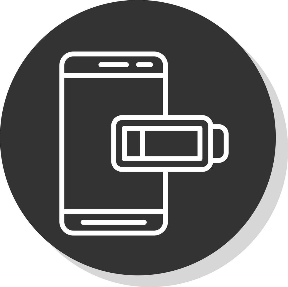 Low Battery  Vector Icon Design