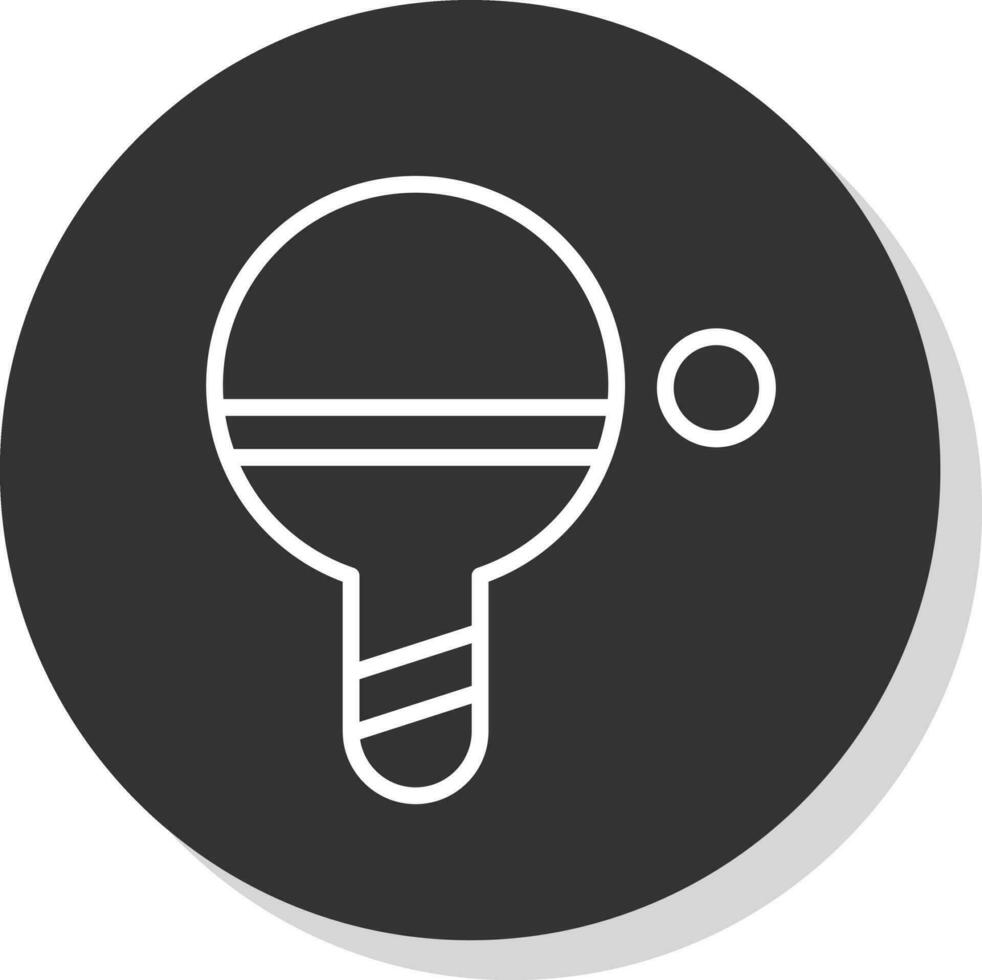 Table Tennis  Vector Icon Design