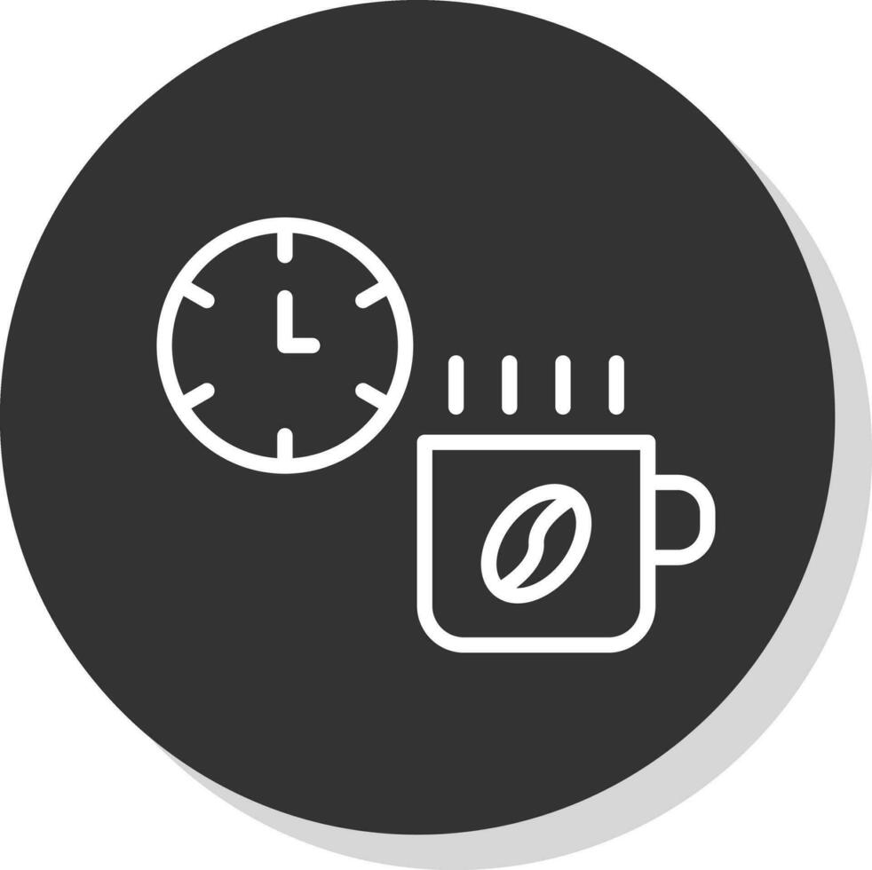 Coffee Time Vector Icon Design