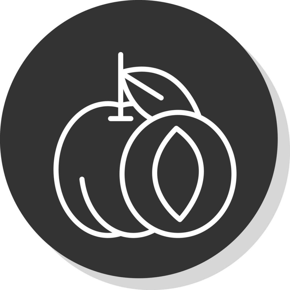 Apricot Vector Icon Design