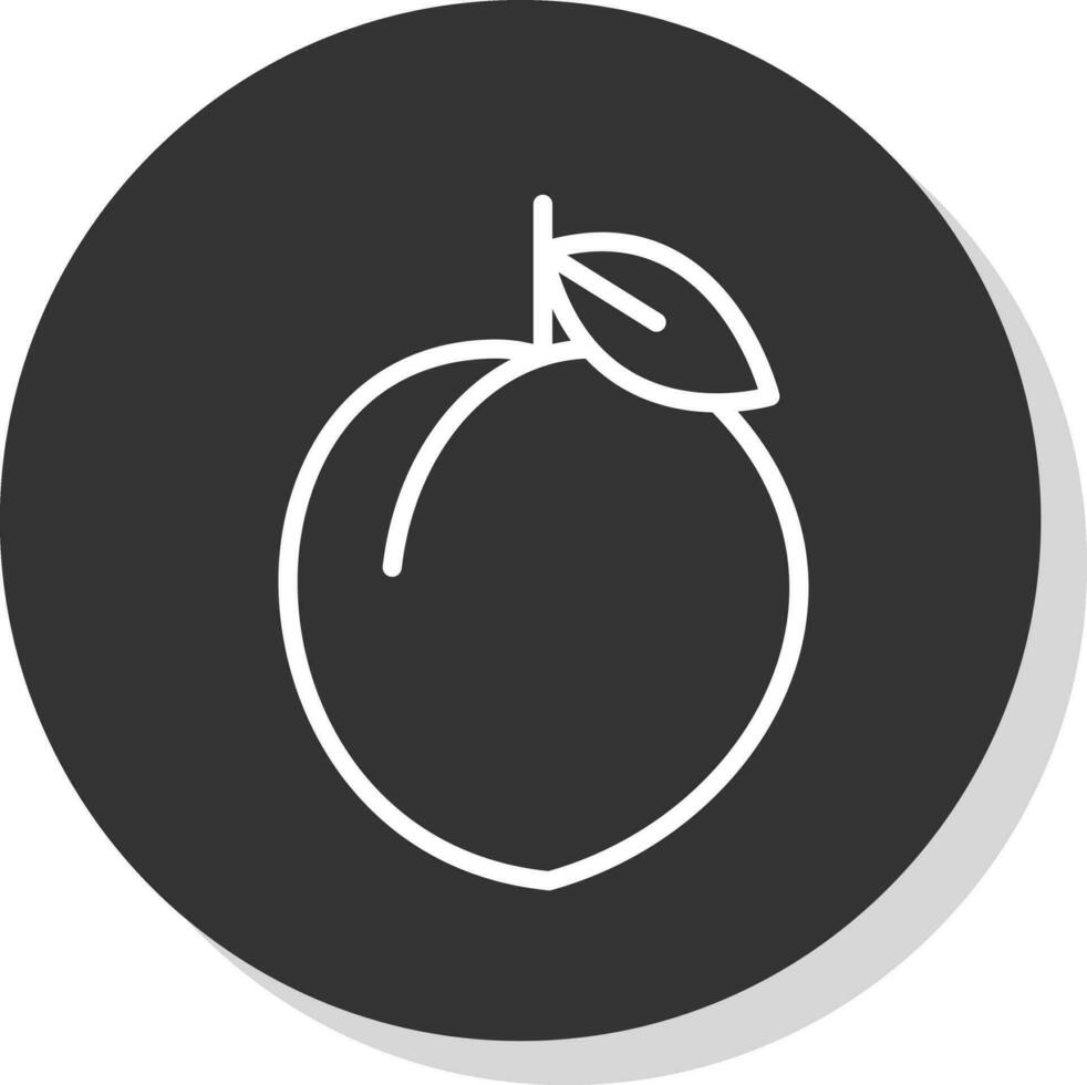 Peach Vector Icon Design