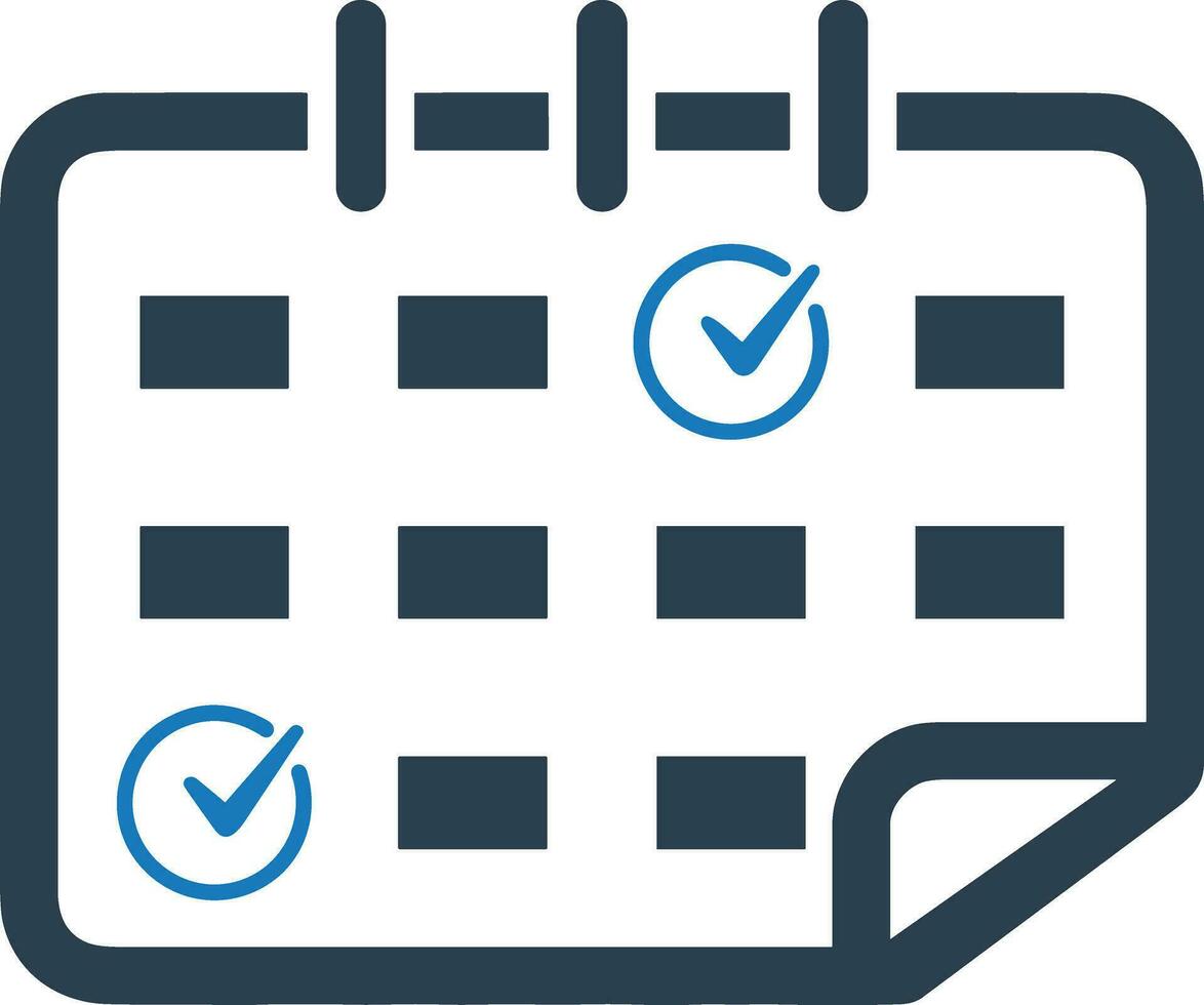 Calendar schedule icon symbol image vector. Illustration of the modern appointment reminder agenda symbol graphic design image. EPS 10 vector