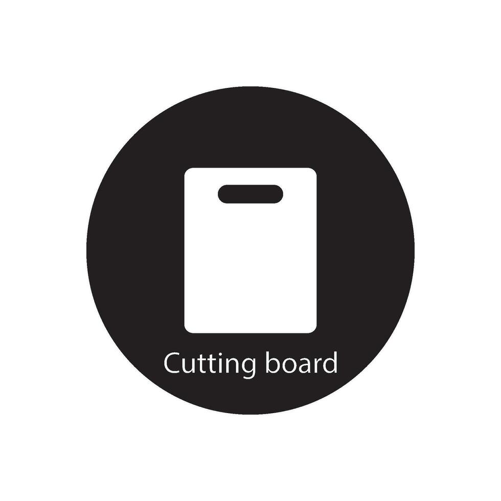 cutting board icon vector