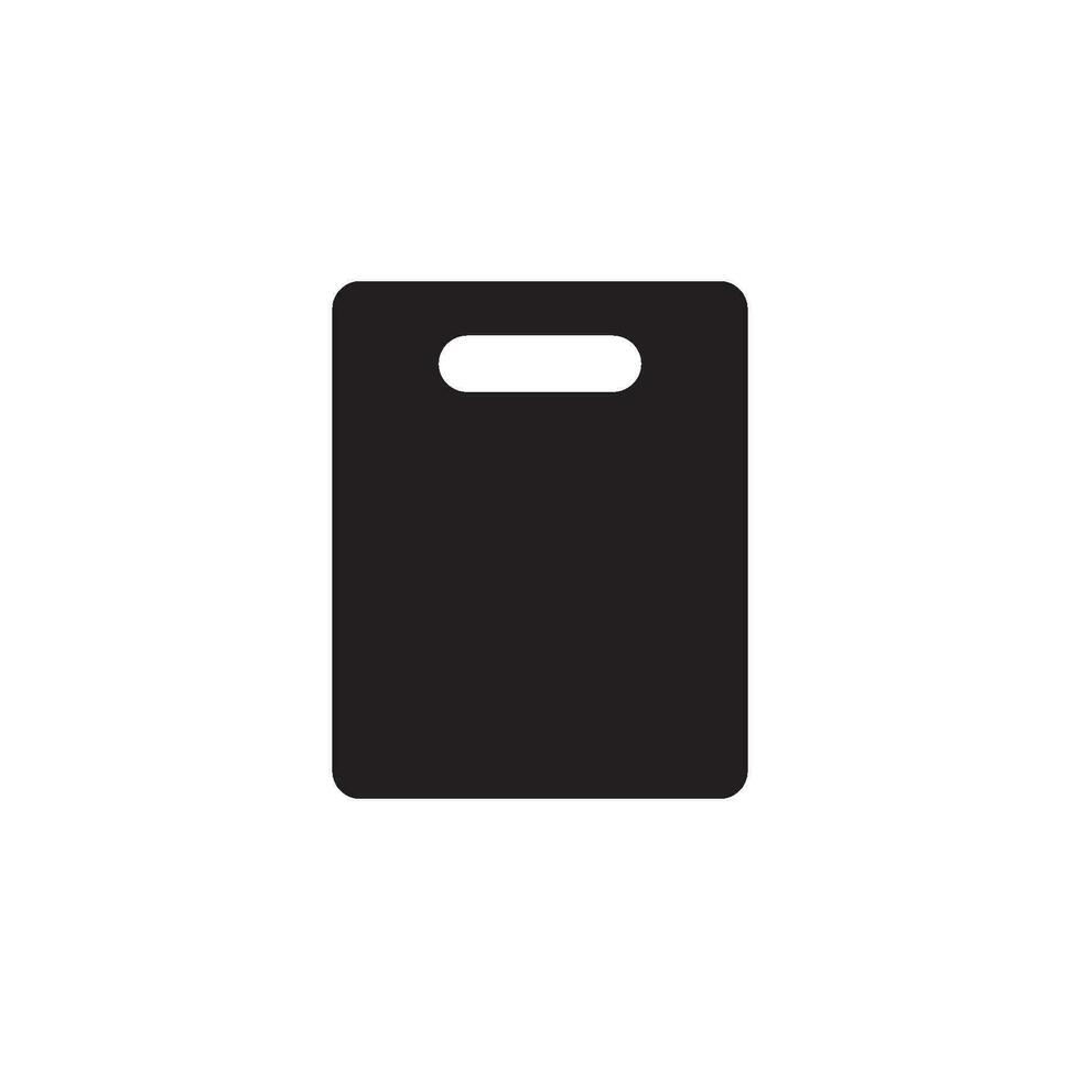 cutting board icon vector