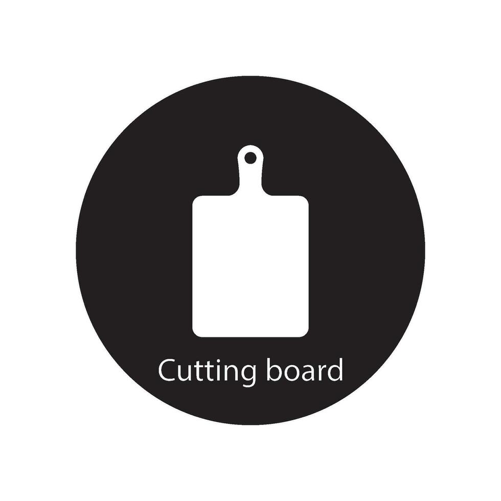 cutting board icon vector