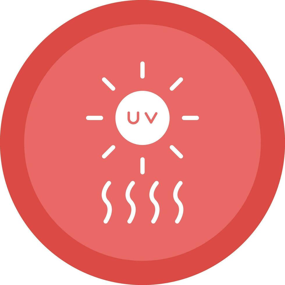 uv vector icono diseño