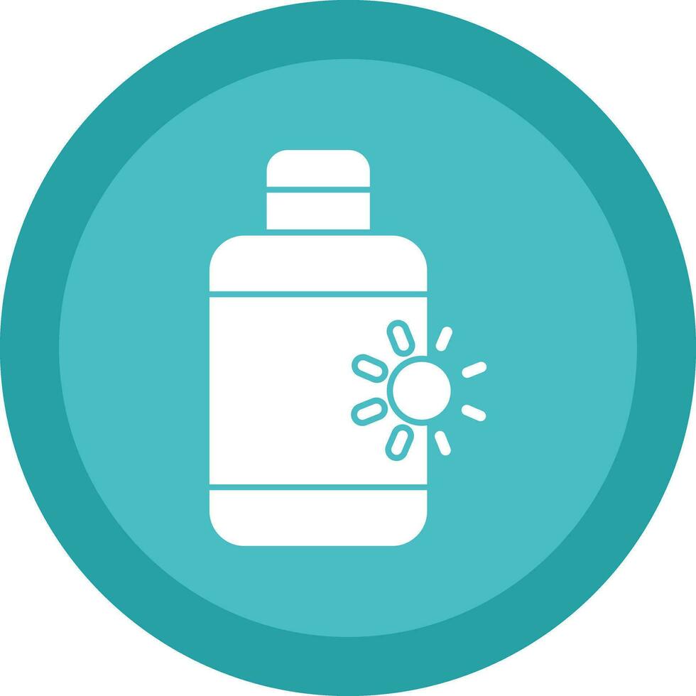 Sunscreen  Vector Icon Design