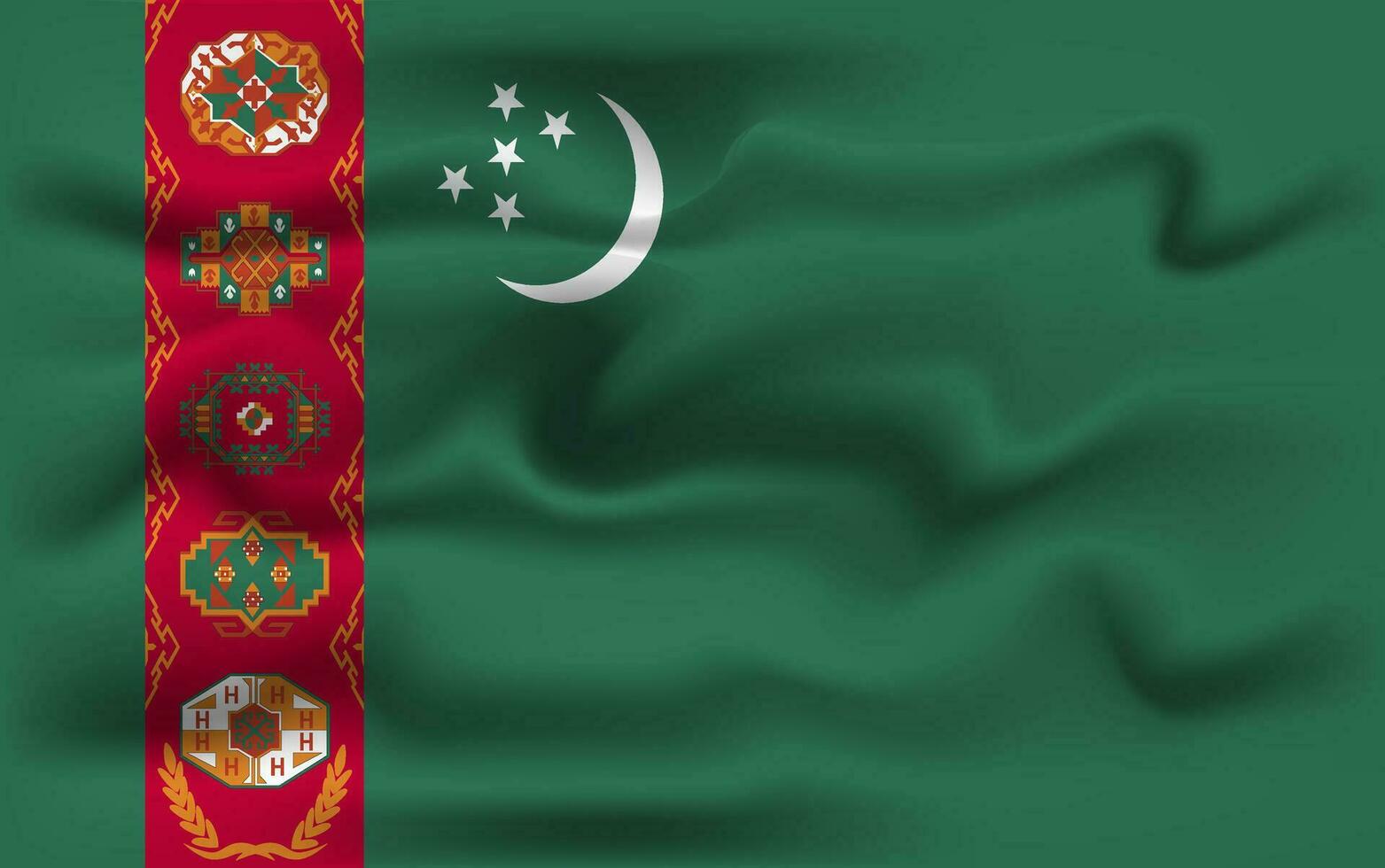 world realistic flag vector design
