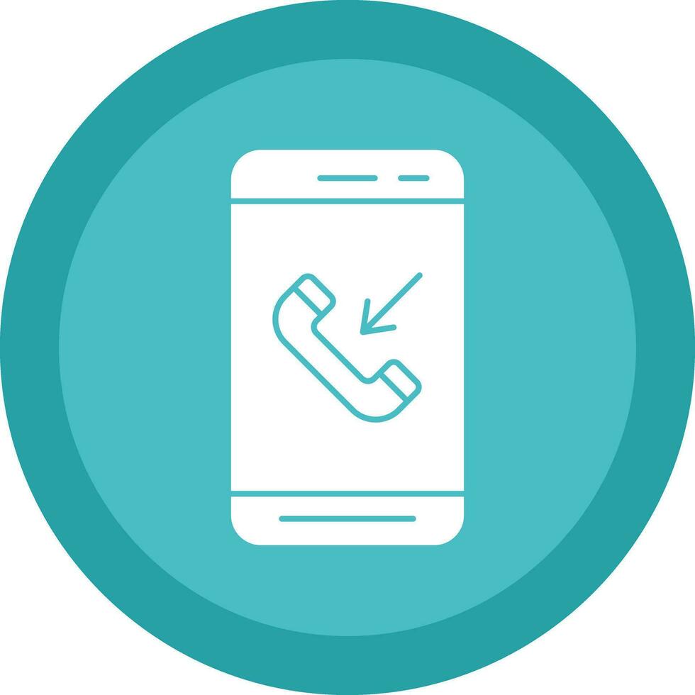 Incoming Call  Vector Icon Design