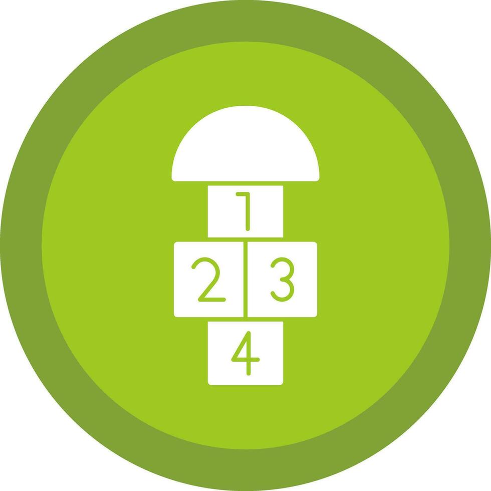 Hopscotch  Vector Icon Design