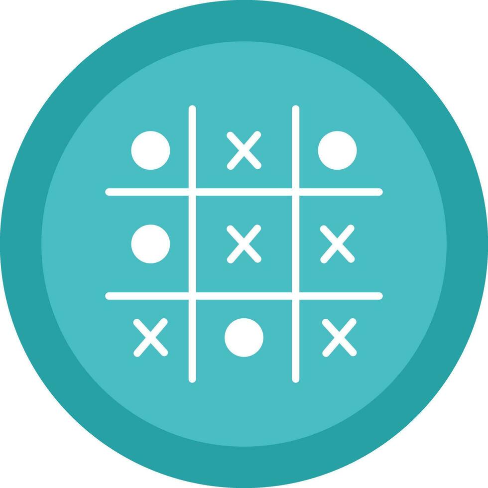 Tic Tac Toe  Vector Icon Design