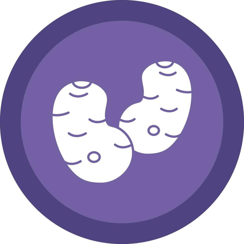 Potato Vector Icon Design