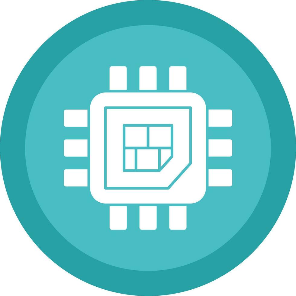 Processor  Vector Icon Design