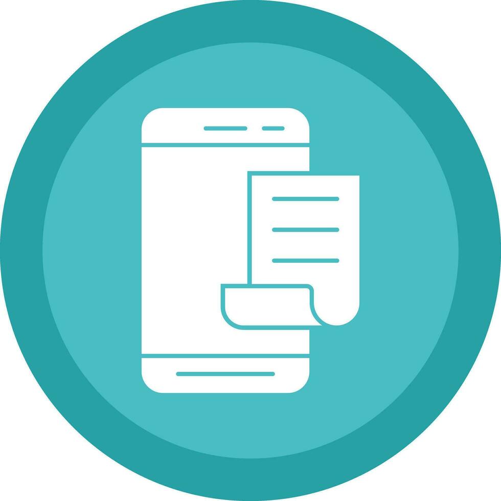 Mobile File  Vector Icon Design