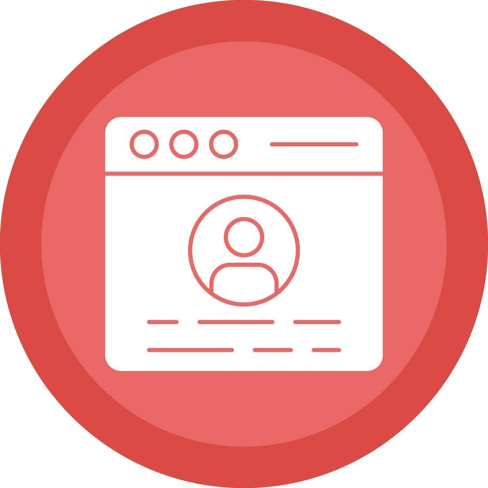 Profile  Vector Icon Design