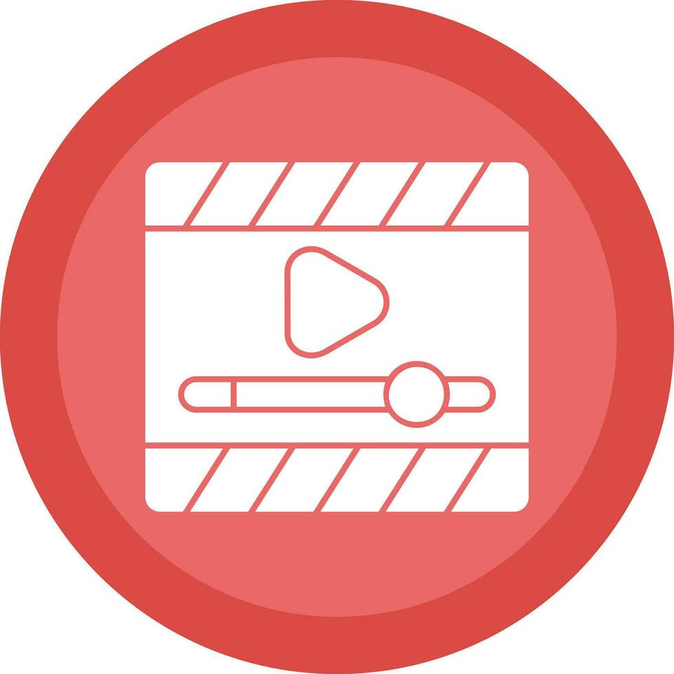 Video Player  Vector Icon Design