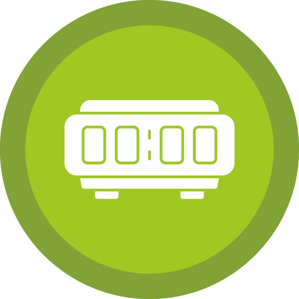 Digital Alarm Clock  Vector Icon Design