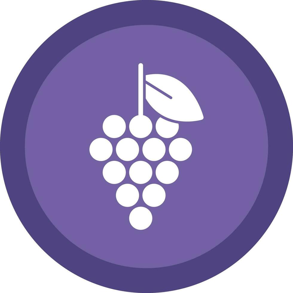 Grape Vector Icon Design